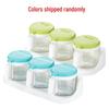 CHAHUA 3-Piece Round Glass Spice Jar Set