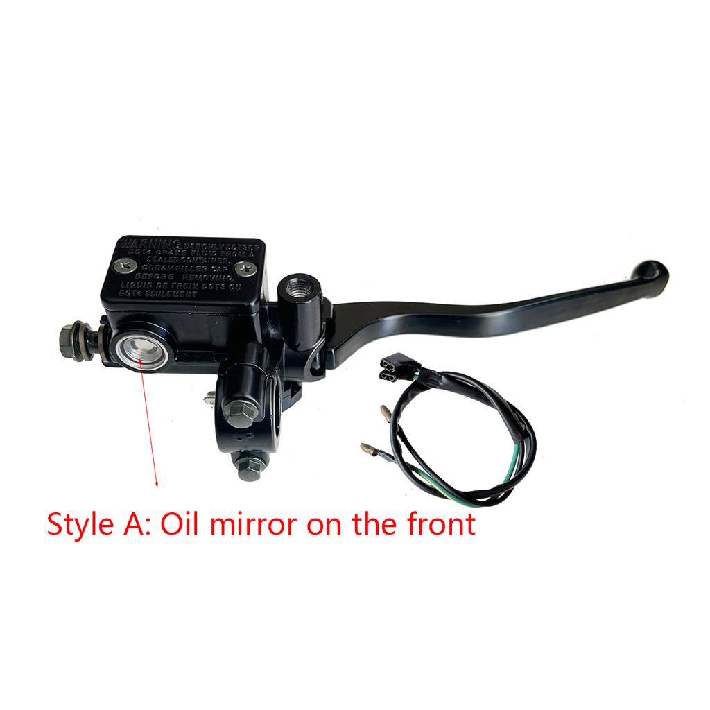 Motorcycle Brake Pump Front Master Cylinder Hydraulic Brake Lever Right For Dirt Pit Bike ATV Quad Moped Scooter Buggy Go Kart