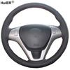 For Hyundai Rohens Coupe 2009 Rohens Coupe Hand Sewing Car Steering Wheel Cover