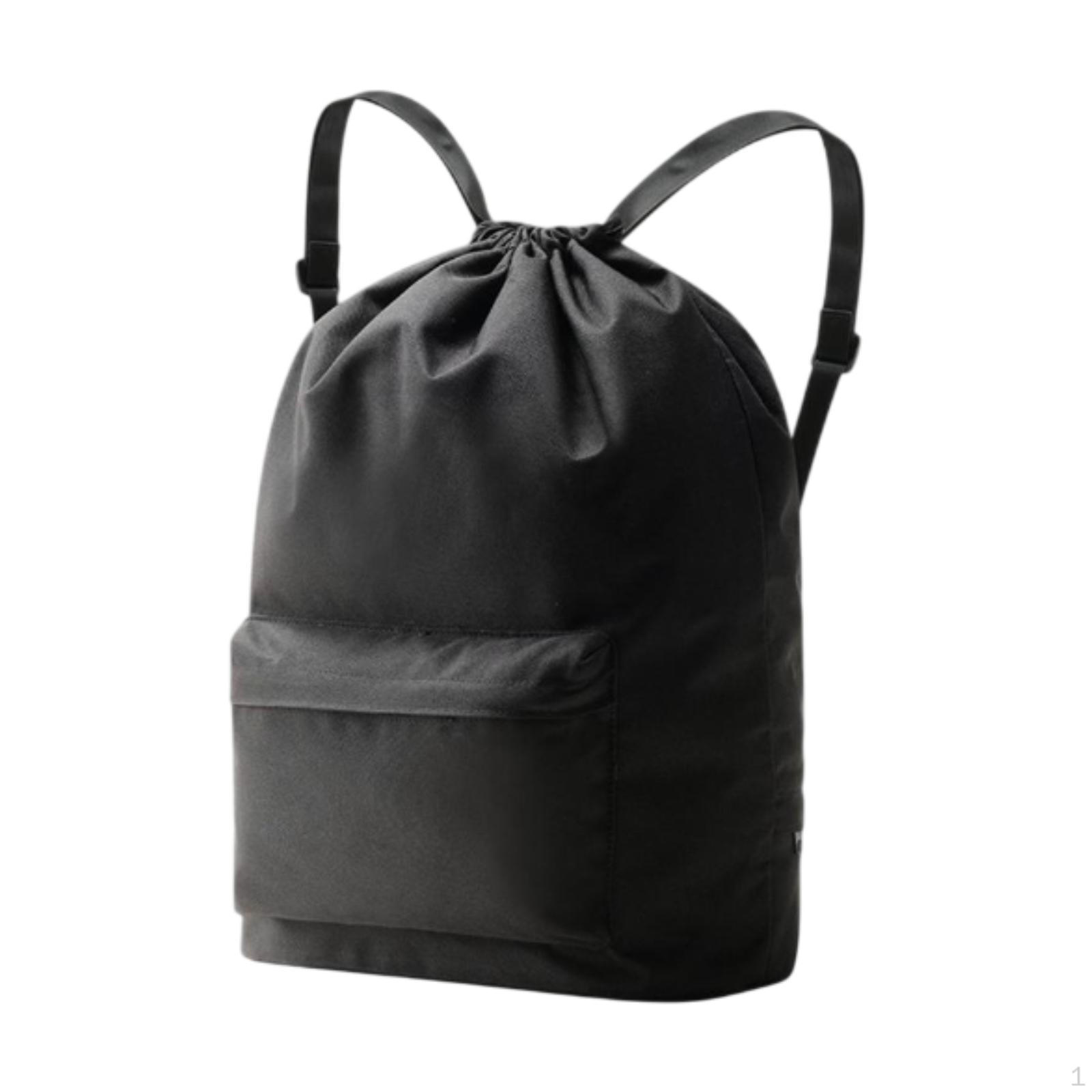

Рюкзак-мешок Daypack Практичный для женщин мужчин Портативный на шнурке Спортивный сумка для спортзала Рабочий