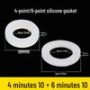 1-Inch Silicone Rubber Sealing Ring Gasket for Shower Hose and Water Pipe Washer