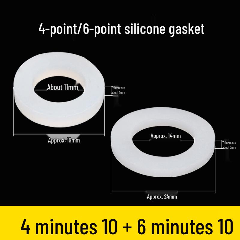 1-Inch Silicone Rubber Sealing Ring Gasket for Shower Hose and Water Pipe Washer