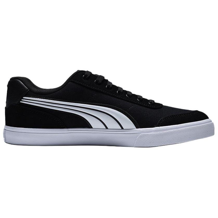 PUMA Court Ever CV Unisex Low Top Skate Shoes Black Soft Comfortable 40729103