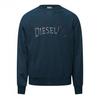 Diesel Mens Waffle Knit Raglan Sweatshirt