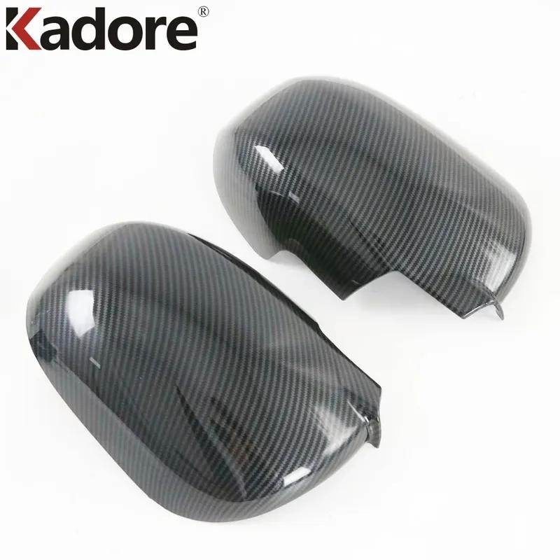 For Mitsubishi ASX RVR Outlander Sport ES -2024 Carbon Fiber Car Rearview Mirror Cover Trim Side Wing Mirror Cap Accessories