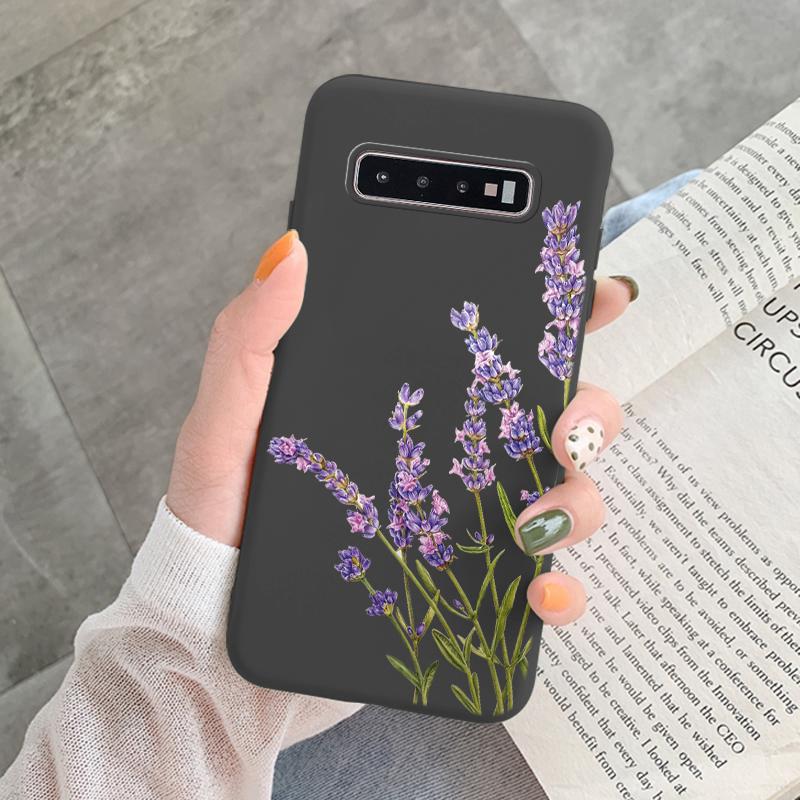 Case For Samsung Galaxy S10 Plus S 10 S10E Cover Cloud Graffiti Illustration Kanagawa Label Silicone Fundas For Samsung S10 S10e