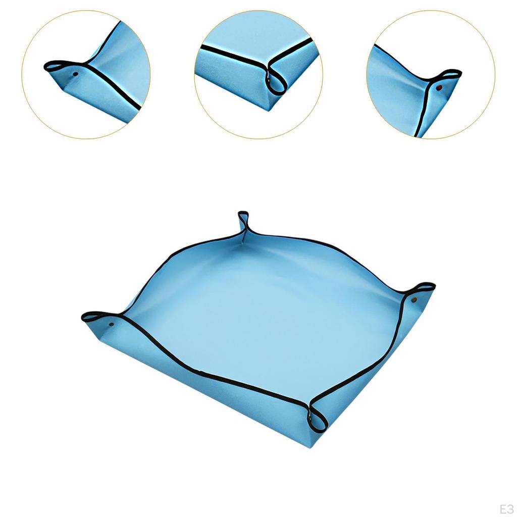 Umtopfmatte, faltbares Design mit Schmutzfang-Funktionen