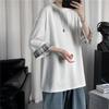 Men's 2023 Trendy Seven-Sleeve Short-Sleeve Loose T-Shirt