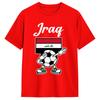 Harajuku TShirt Summer Iraq Flag Iraqi Soccer Fashion TShirts Pure Cotton Tshirt for Unisexs Aesthetic Short Sleeve Top Tees
