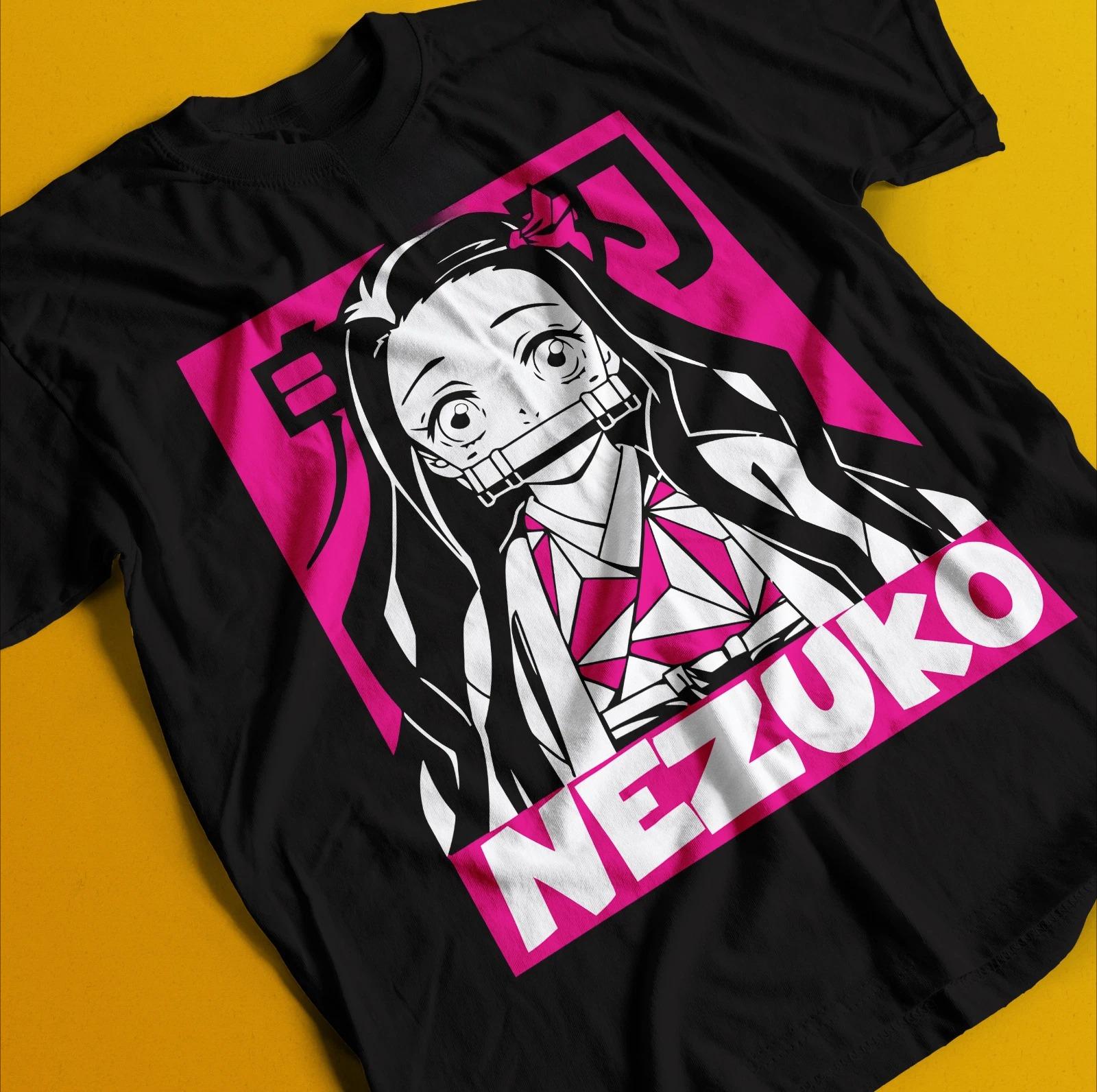

Demon Slayer Shirt Nezuko Tshirt Tanjiro TShirt Muzan Doma Tee Inosuke Zenitsu Summer Unisexs and Womens Breathable Tshirt Top S