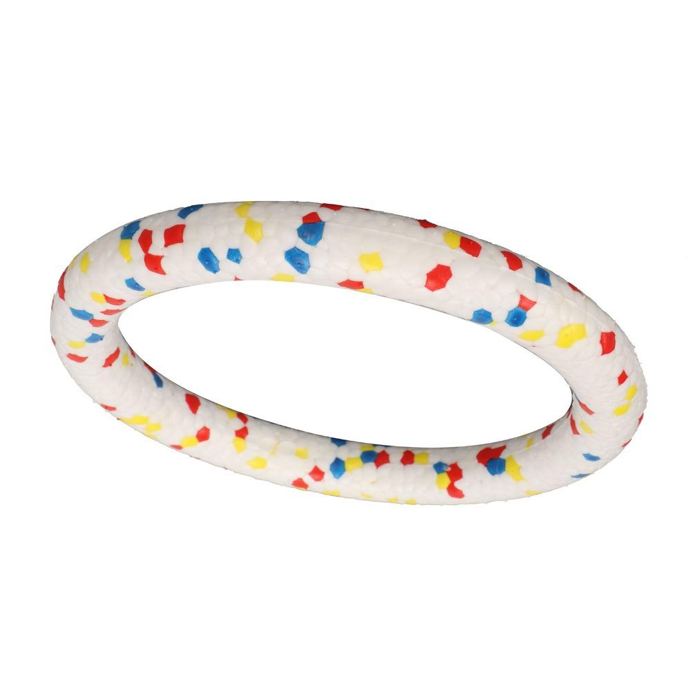 ETPU Popcorn Texture Pet Chew Toy Colorful Pull Ring ETPU Popcorn Ball Indoor Outdoor Play