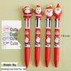 Cartoon Christmas Multi-Color Ballpoint Pen - Student Gift & Journal Pen