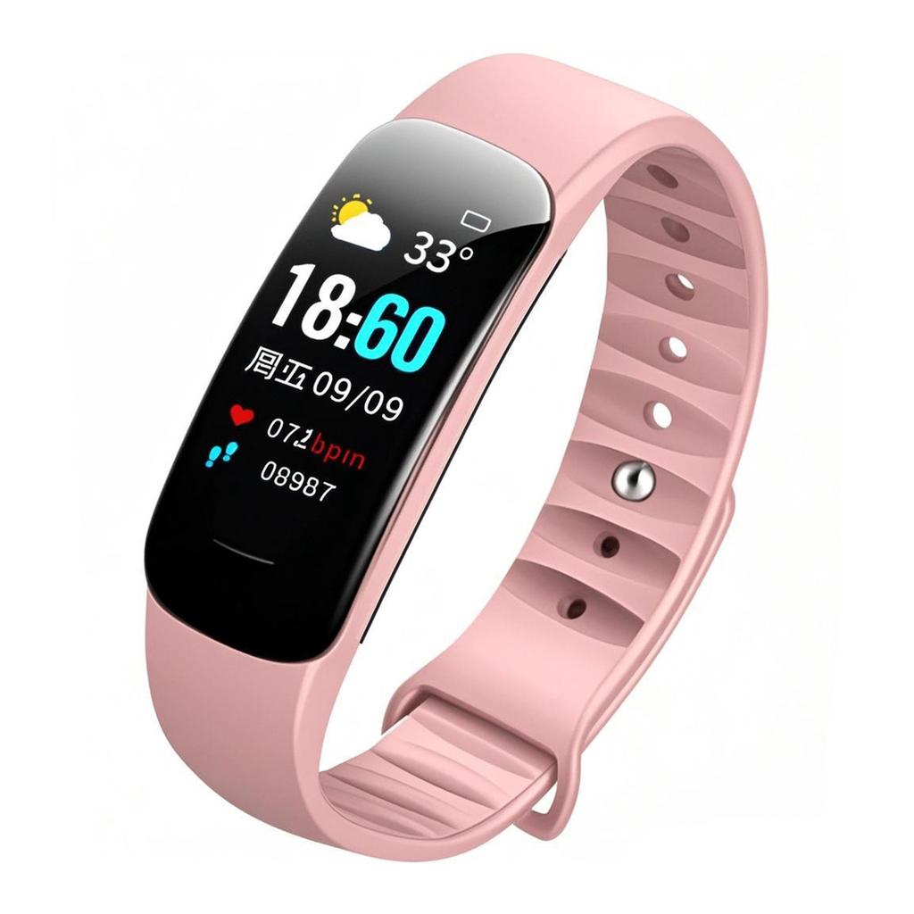Bluetooth-compatible Smart Bracelet With Color Screen Waterproof Pedometer Heart Rate Blood Pressure Monitor For Fitness Enthusiasts