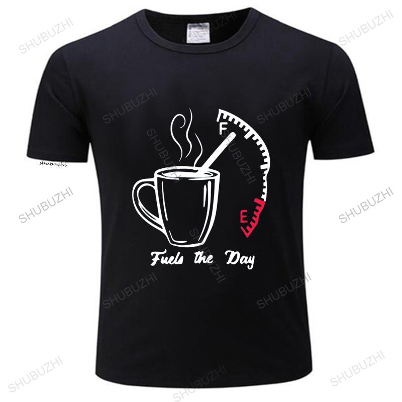 

Fulls The Day T Shirt Coffee Design Start A Happy Day tshirt Relaxing homme Cotton Comfortable Premium Camisetas 5XL різнокольоровий