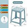 Chahua Thickened Striped Plastic Stool