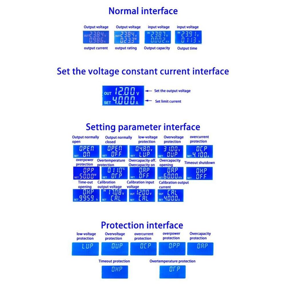 5.0-30V Converter 50W Heat Dissipation Durable 0.01V Voltage Display