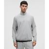 Zeroed In crInkle Texture Half Zip Silver Drop