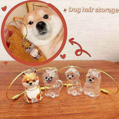 1 Stück Schlüsselanhänger Niedliche Haustier Souvenirs Geschenke für Tierliebhaber Gadgets DIY Taschenanhänger Tierliebhaber Tierhaare Aufbewahrung Lustige Tierhaare