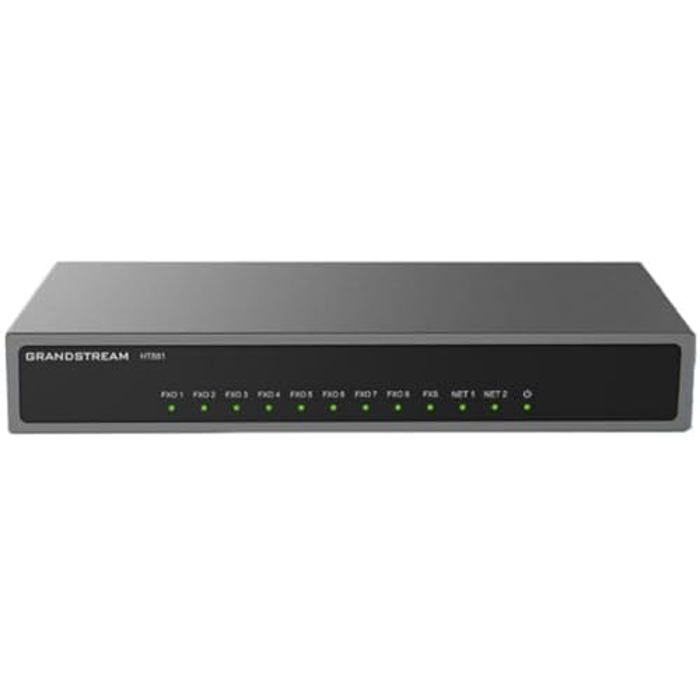 Routeur NAT - GRANDSTREAM - HT881 - 8 FXO - 1 FXS - 2 GigE PoE