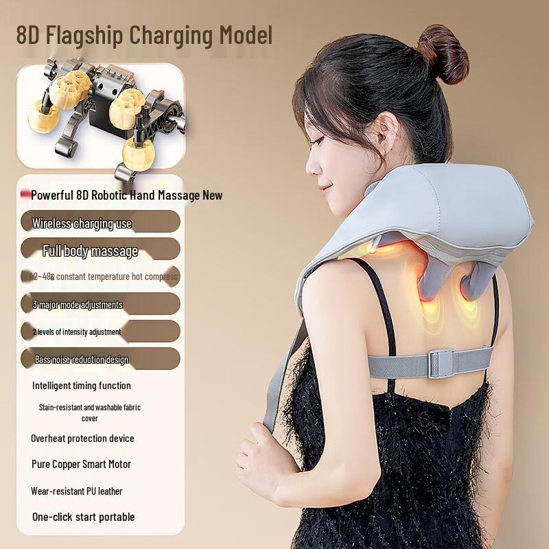 Jiaxu Portable Rechargeable Shoulder and Neck Massager