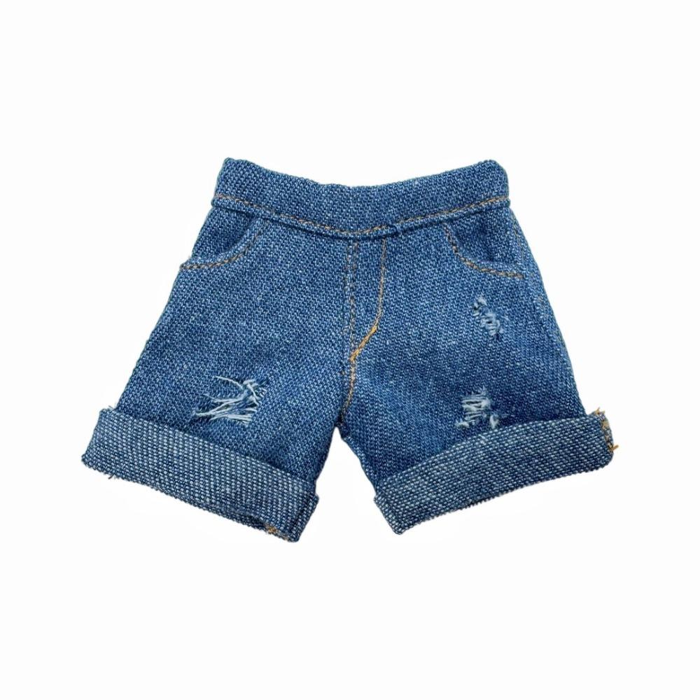 High Quality New Cartoon Dress Up Decorations Cute Multicolors Casual Denim Pants Ripped Jeans Pants For 1/8 Dolls