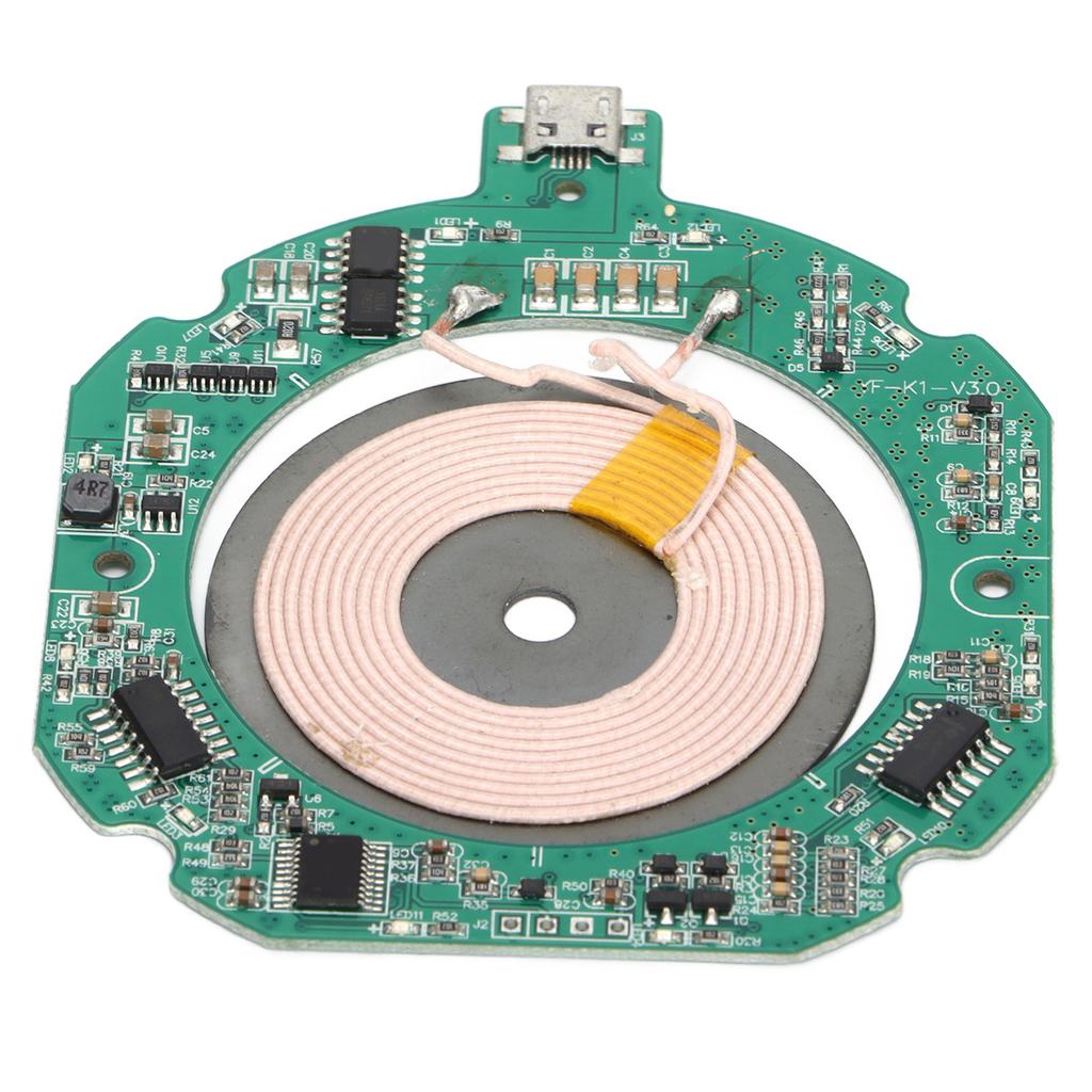 K1 Qi Беспроводное зарядное устройство Модуль Micro USB PCBA и Модуль передатчика катушки 9В‑1.67А