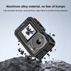 For DJI Osmo Action 5 Pro / 4 / 3 PULUZ All-inclusive Aluminum Alloy Cage Expansion Adapter Frame with Lens Cover (Black)
