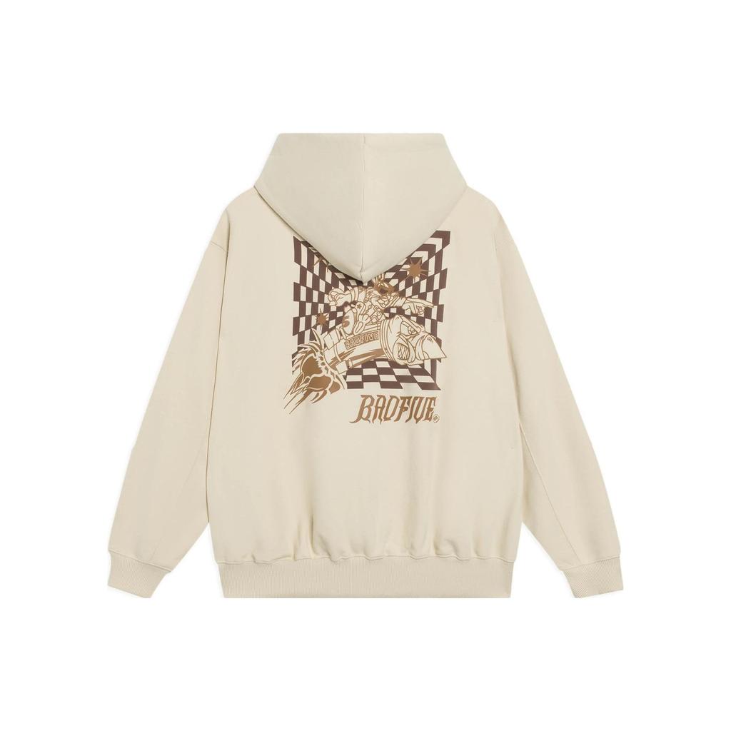 Li Ning Badfive Sweatshirt Unisex Light Milk Umber AWDT091-6