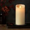 Flameless LED Pillar Candle | Real Wax | Flickering Flame | Battery Operated | Remote Control | 24H Timer | Home Decor | Festive Lighting