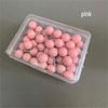 50-Piece Box of Large Pink Push Pins for Felt and Cork Boards