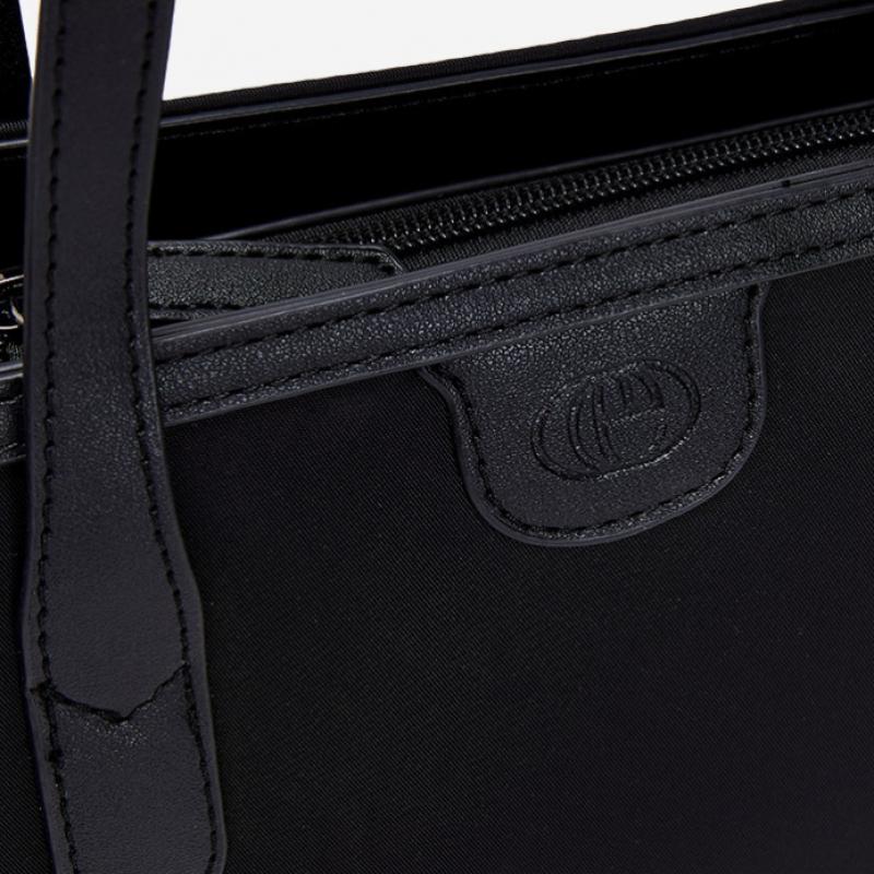 By ESquire Women S Rogy Nylon Square Tote Bag Black