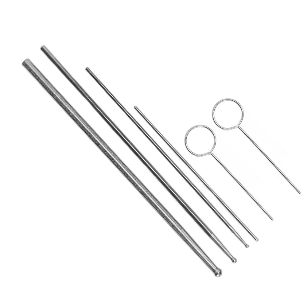 6pcs Anti Allergy Snake Sexing Probe Round Head Reptile Sexing Probe  Sex Detection