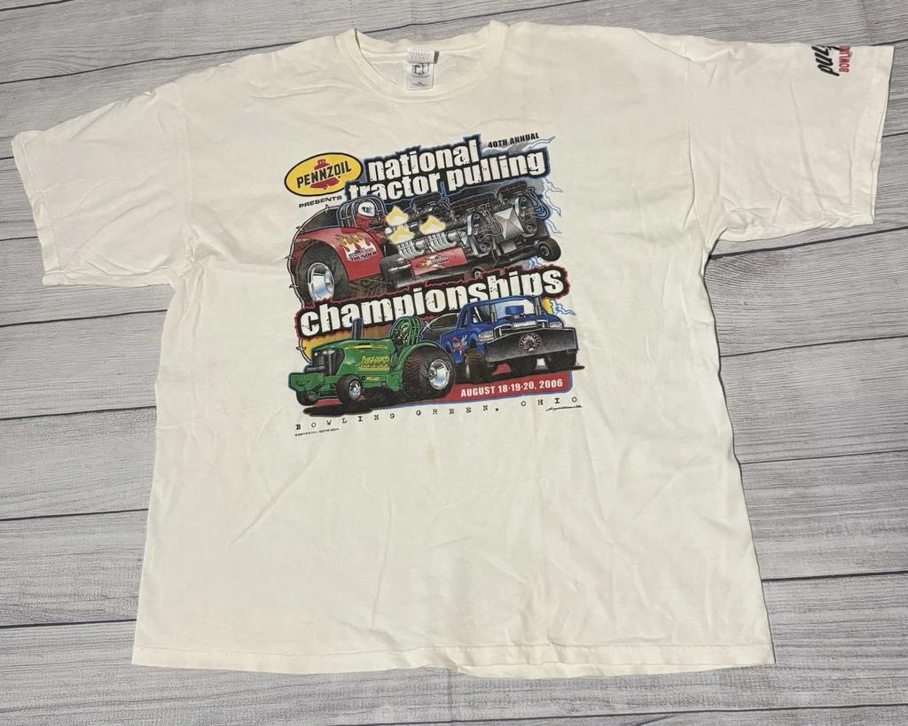 Y2K National Tractor Pull Championship T Shirt Bowling Green OH 2006 HTF 2XL XXL