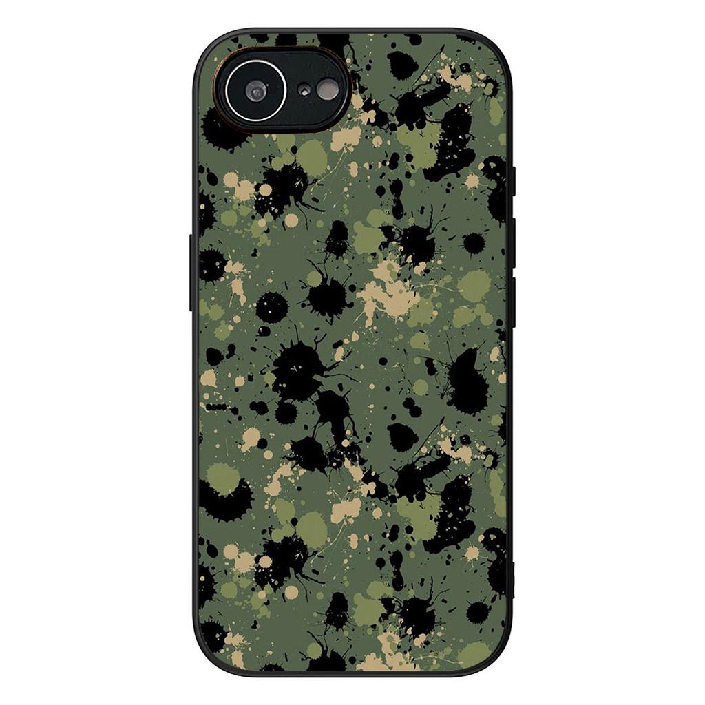 Camo Military Army Camouflage Pattern Phone Case for Apple iPhone 16 17 Air 14 15 Pro Max Plus 16+ 16E 14+ ProMax Soft Cover