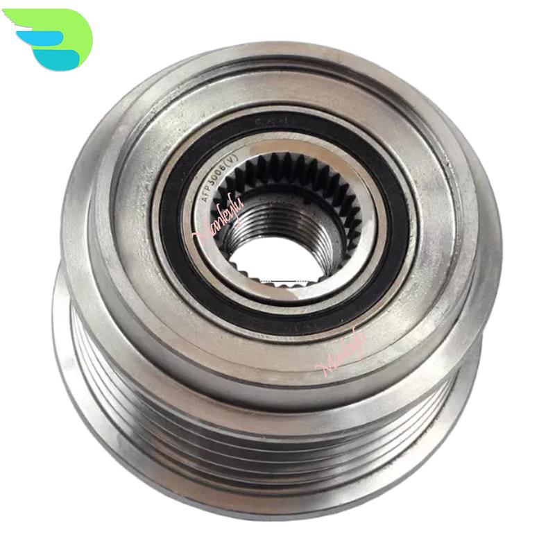 03D903119A F-233593 93297735 Overrunning Alternator Freewheel Clutch Pulley for VW POLO FOX SEAT IBIZA CORDOBA SKODA FABIA 1.2