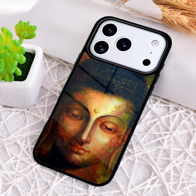 Buddha Art Phone Case for iPhone 17 Air 16 15 11 12 14 13 Pro Max Shockproof Cover