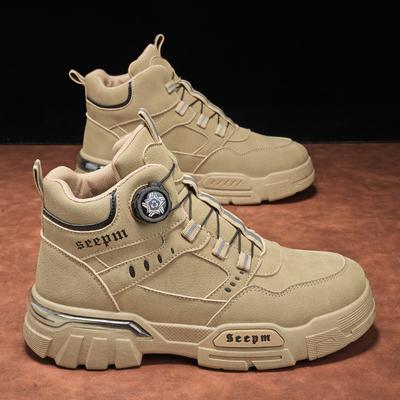 Fashion CYYTL Mens Boots Winter Casual Outdoor Shoes Leather Ankle Cowboy Tactical Chelsea Hiking Platform Designer Luxury Work Sneakers