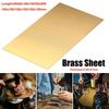 0.5mm 0.8mm 1mm Brass Plate Sheet Multiple Sizes Brass Plate New Contruction Brass Pad