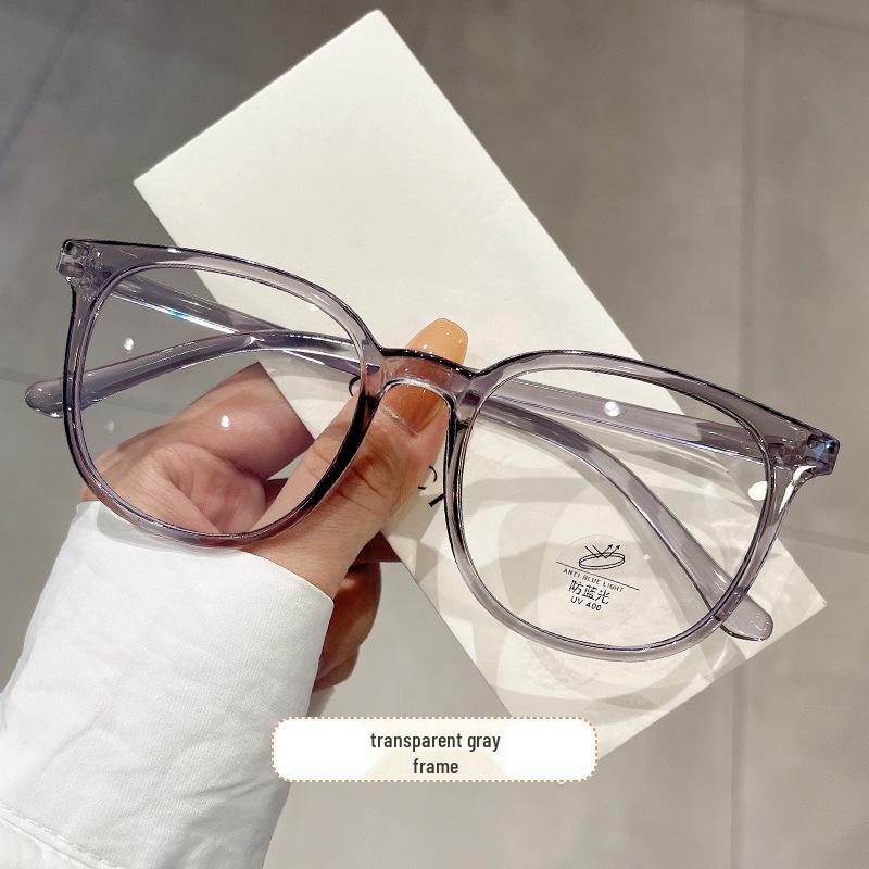 

2025 Anti-Blue Light Square Frame Glasses: Trendy, Slimming, and Bare Face Friendly with Net Celebrity Style