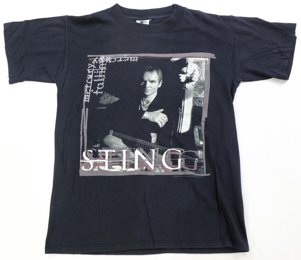 Rare VTG GEM Sting Mercury Falling Tour 1996 Graphic T Shirt 90s Singer Black M
