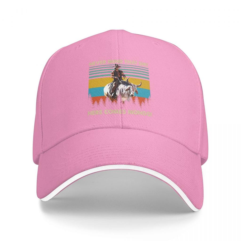 Baseball Caps Never Mind Here Comes Mongo Funny Retro Awesome Customized FeUnisex Unisex Casual Spring Caps