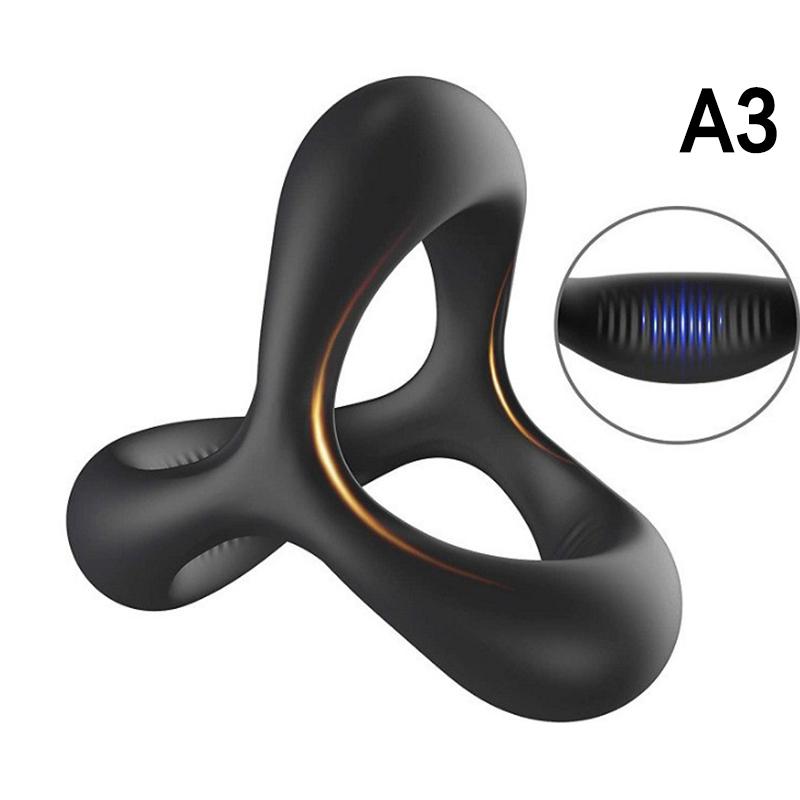 Silicone Lock Ring Male Lock Sperm Ring Penis Ring Ejaculation Delay Erection Rings Adult Sex Toys For Men Lock Sperm Trainer