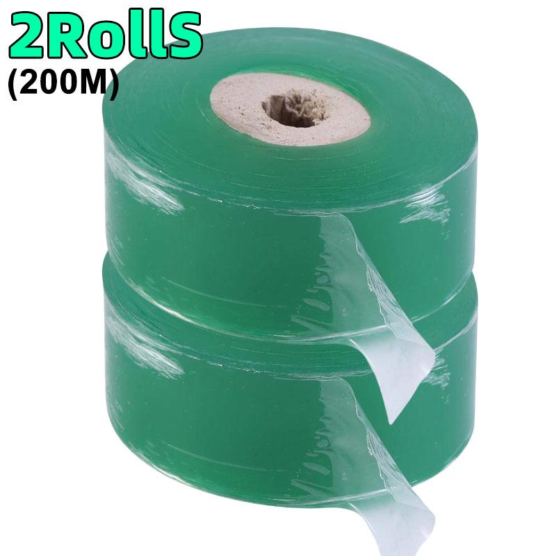 100/600M PE Veredelungsband Folie Dehnbar Selbstklebend Gartenbaum Rolle Band Pflanzen Setzlinge Rebe Tomate Veredelungszubehör
