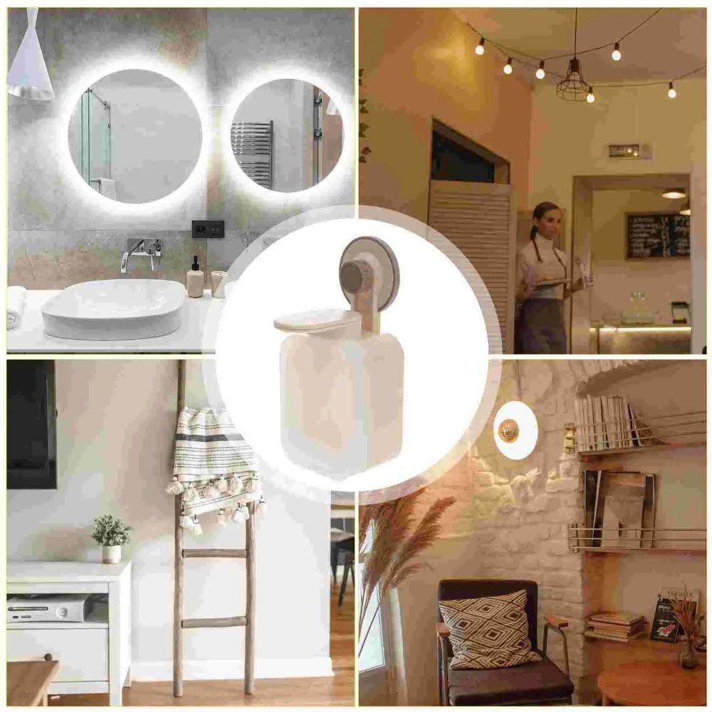 Press Type Suction Cup Soap Dispenser Wall Mounted Liquid Soap Distributor  Washroom