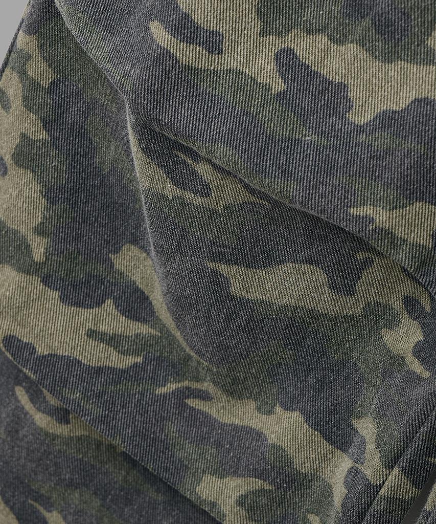 Yujen Single-Pleat Cargo Pocket Pants_Camouflage