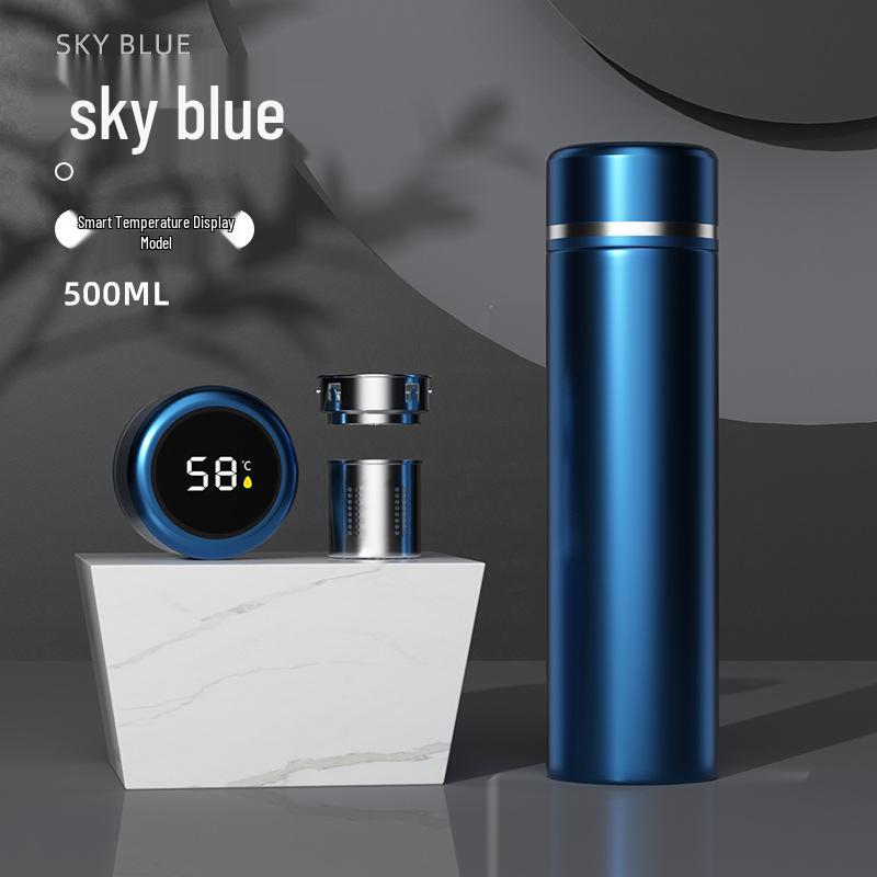 316 Stainless Steel Smart Thermos Cup with Digital Temperature Display, Customizable Business Gift