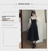 Trendy Doll Collar Lace Slim Dress - Summer French Tea Break