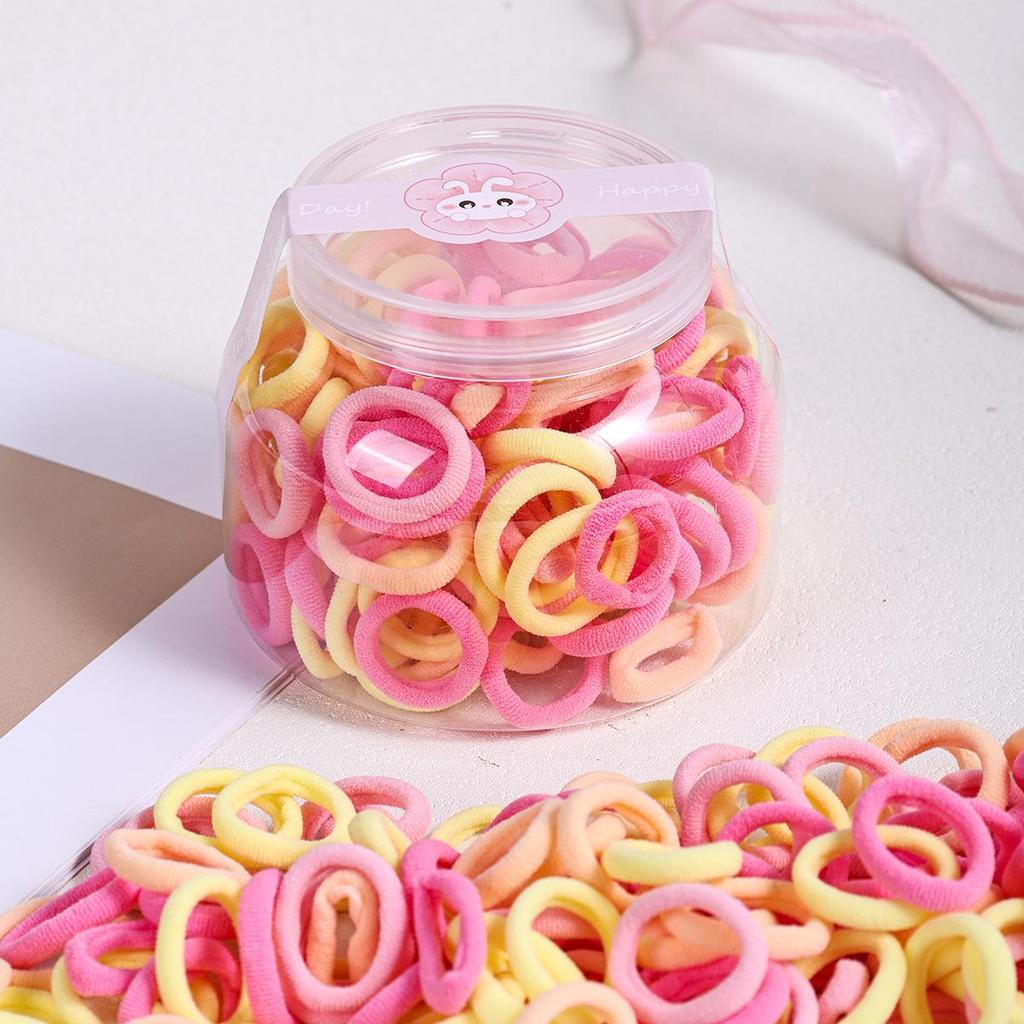 High-Elasticity Hair Ties for Girls - Gentle on Hair, Perfect for Children's Hairstyles