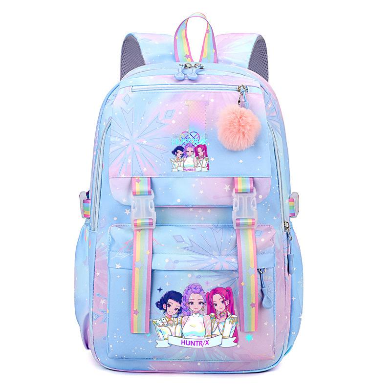 Animation Cartoon Letter Printing Student Campus High Value Fashion Backpack Light Large Capacity Backpack