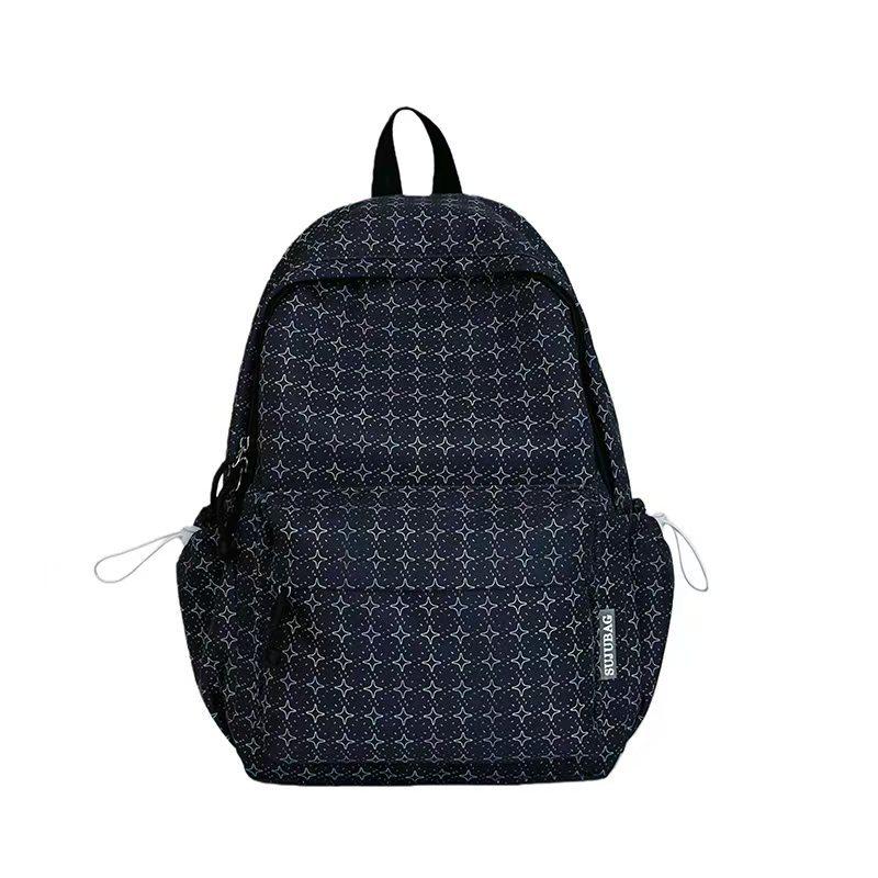 Schoolbag New Trend Gypsy Printed Backpack Korean Edition Student School Bag High Value Large Capacity Simple Travel Backpack